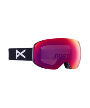 Anon M2 Snow Goggle in Black with a Perceive Sunny Red Lens and a Perceive Cloudy Burst Bonus Lens 2023