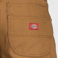 Dickies Tough Max Duck Carpenter Pants in Stonewashed Brown Duck Color