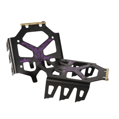 2022 Spark R&D Ibex Pro Splitboard Crampons in Black and Violet - M I L O S P O R T
