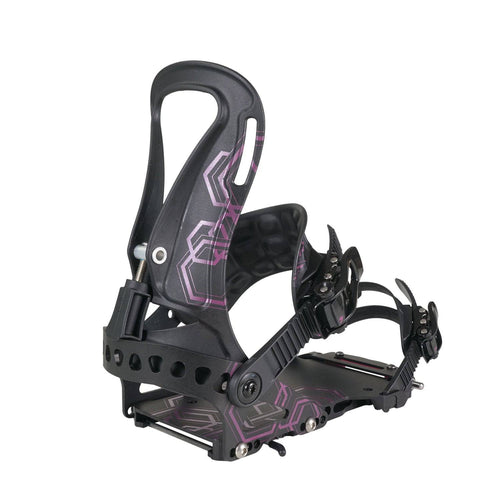 2022 Spark R&D Surge Womens Splitboard Bindings in Black and Pink - M I L O S P O R T