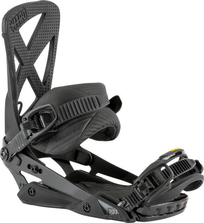 2022 Nitro Phantom Snowboard Binding in Ultra Black view one