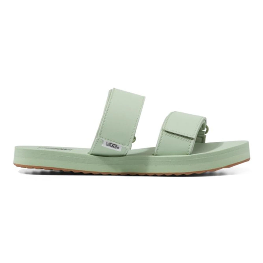 Vans Womens Cayucas Slide in Celadon Green