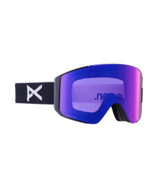 Anon Sync Snow Goggle in Black with a Perceive Sunny Red Lens and a Perceive Cloudy Burst Bonus Lens 2023 - M I L O S P O R T