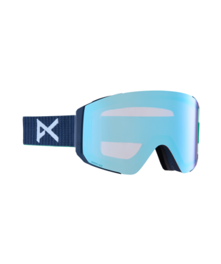Anon Sync Snow Goggle in Navy with a Perceive Variable Blue Lens and a Perceive Cloudy Pink Bonus Lens 2023 - M I L O S P O R T