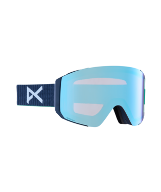 Anon Sync Snow Goggle in Navy with a Perceive Variable Blue Lens and a Perceive Cloudy Pink Bonus Lens 2023