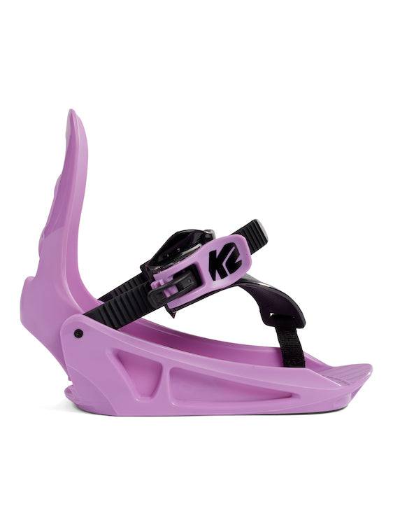 K2 Lil Kat Kids Snowboard Binding in Purple 2023 - M I L O S P O R T
