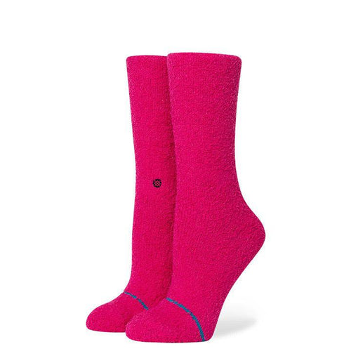 Stance Warm Fuzzies Womens Sock in PINK