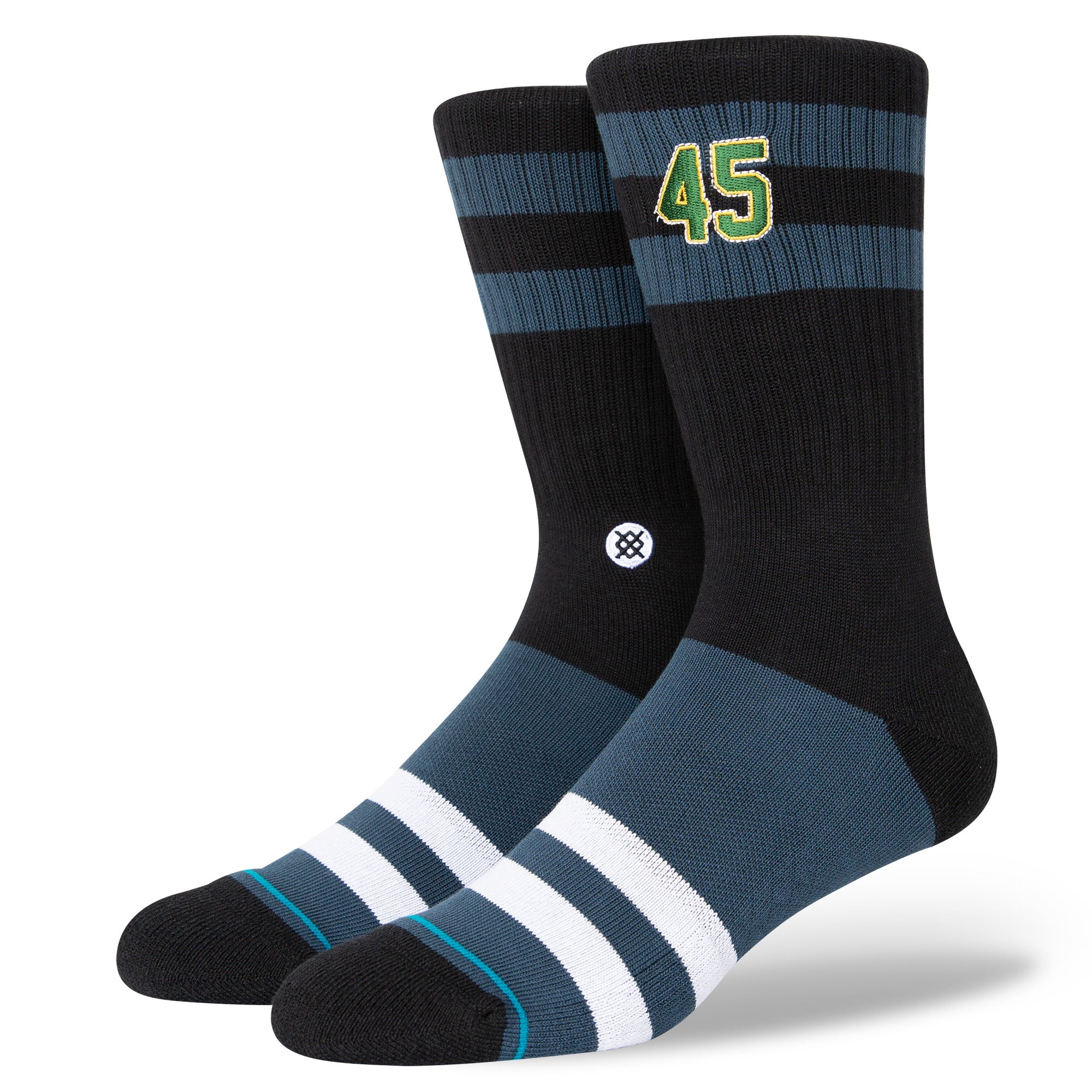 Stance Schooled Sock in Black - M I L O S P O R T