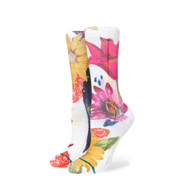 Stance Lucid Crew Womens Sock in Offwhite