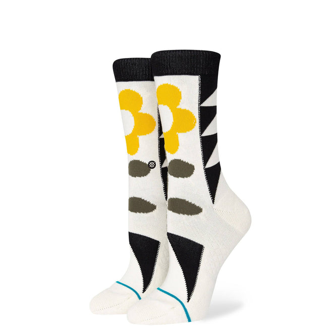 Stance Quiltessential Womens Sock in Off White - M I L O S P O R T
