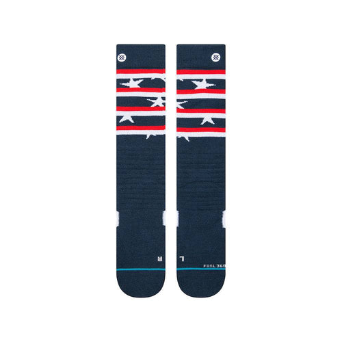Stance Land Of The Free Snow Sock in Navy 2023 - M I L O S P O R T