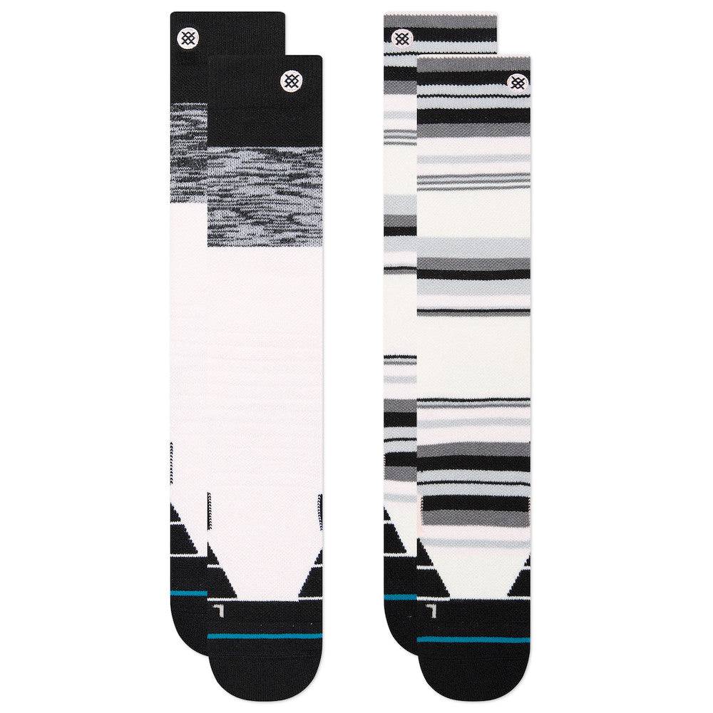 Stance Blocked 2 Pack Snow Sock in Pink 2023 - M I L O S P O R T