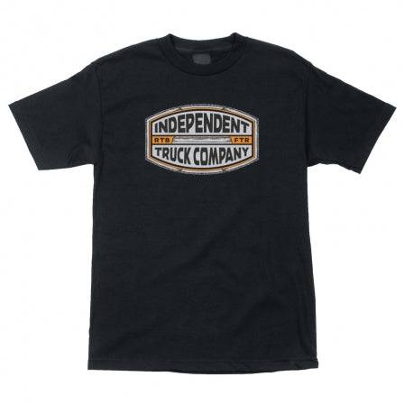 Independent ITC Curb Regular Mens T-Shirt in Black