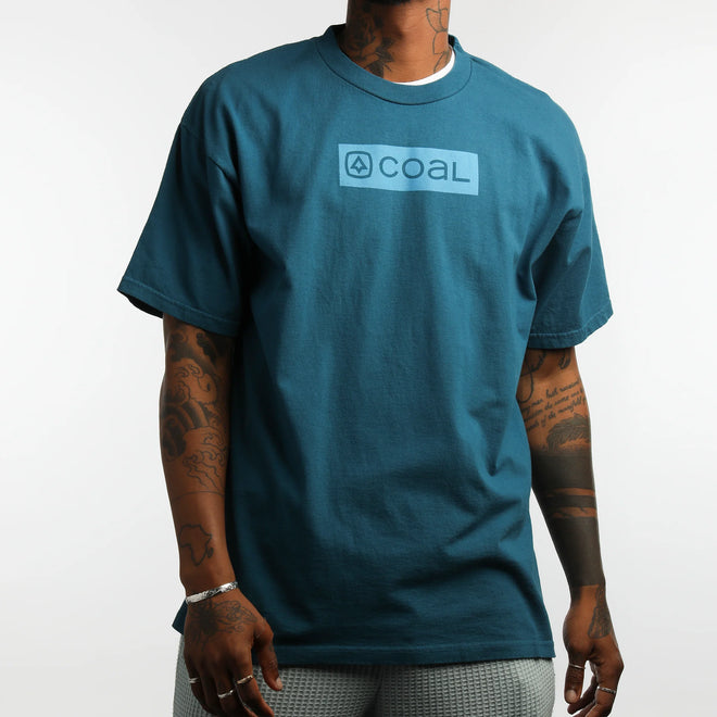 Coal Box Logo T-Shirt in Teal - M I L O S P O R T