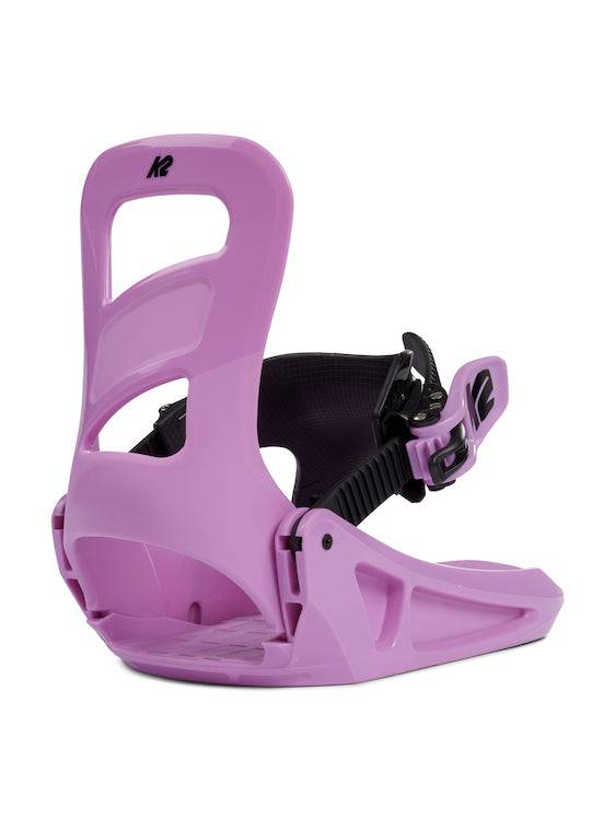 K2 Lil Kat Kids Snowboard Binding in Purple 2023 - M I L O S P O R T