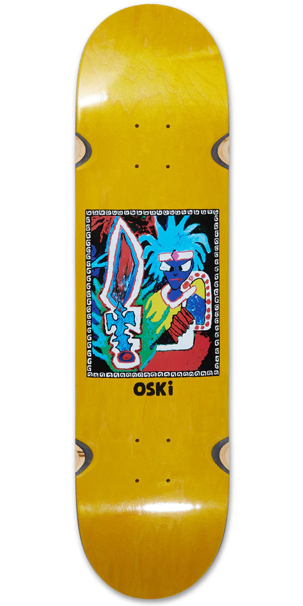 Polar Oskar Rozenberg Tribal Chief Wheel Well Skateboard Deck in 8.375'' - M I L O S P O R T