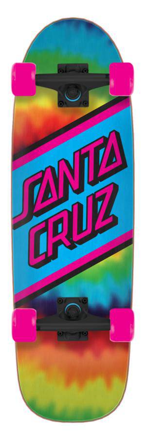 Santa Cruz Rainbow Tie Dye Street Cruzer Complete Skateboard