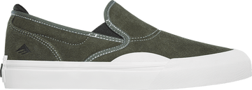 Emerica Wino G6 Slip-on in Olive/White