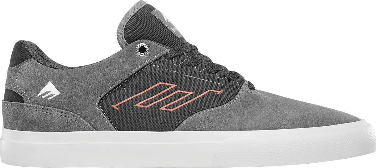 Emerica The Low Vulc Skate Shoe in Dark Grey - M I L O S P O R T