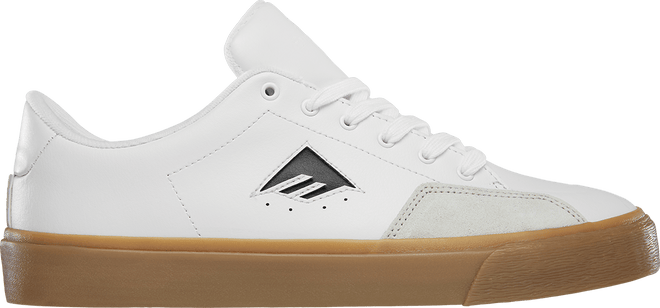 Emerica Temple Skate Shoe in White/Gum - M I L O S P O R T