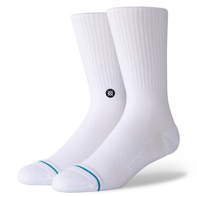 Stance Icon Sock in White and Black - M I L O S P O R T