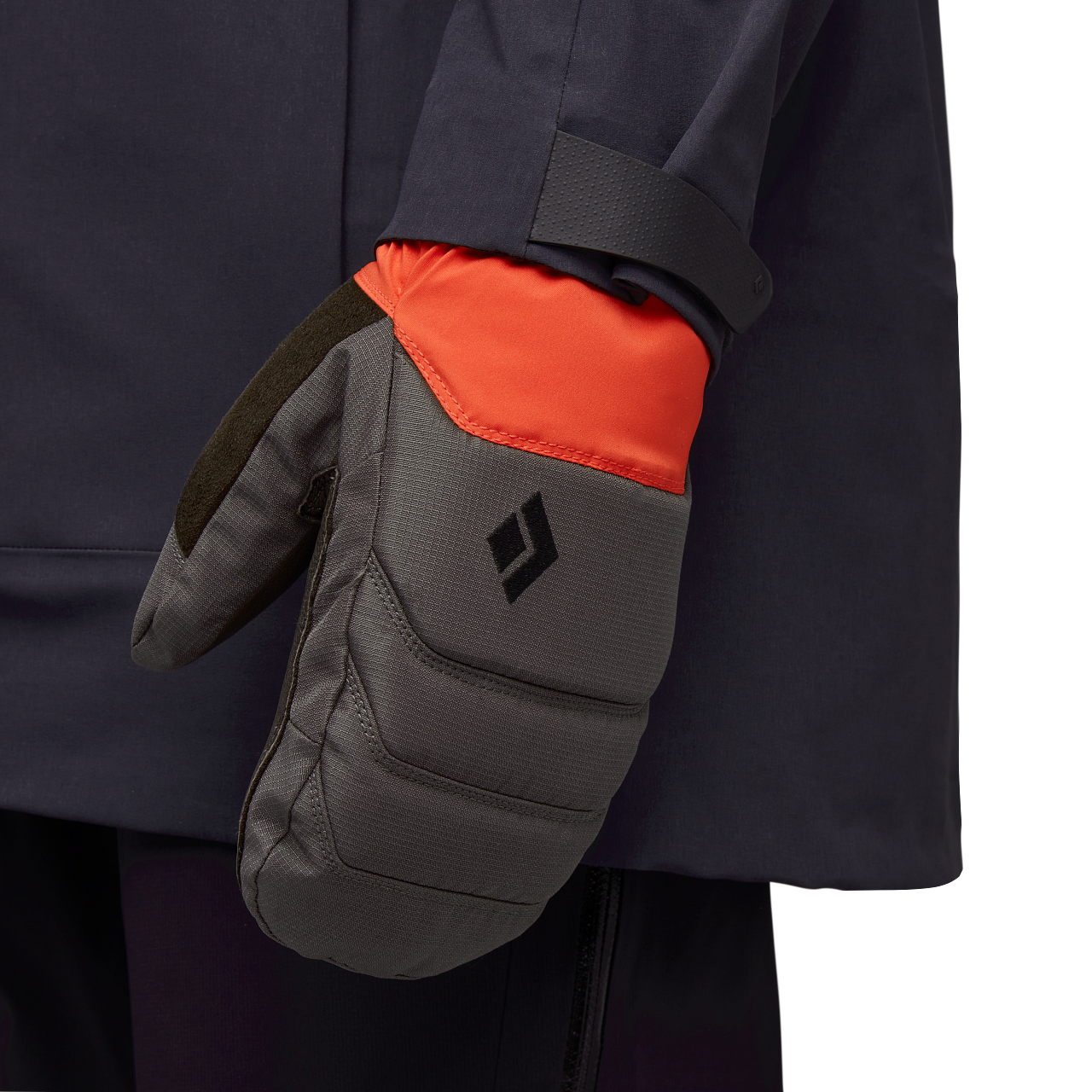 Black Diamond Mission MX Mitts in Walnut and Octane2023 - M I L O S P O R T