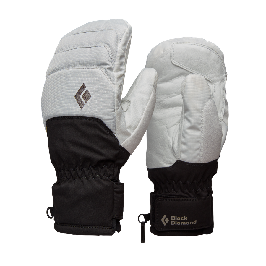 Black Diamond Womens Mission MX Mitts in Ice Black 2023