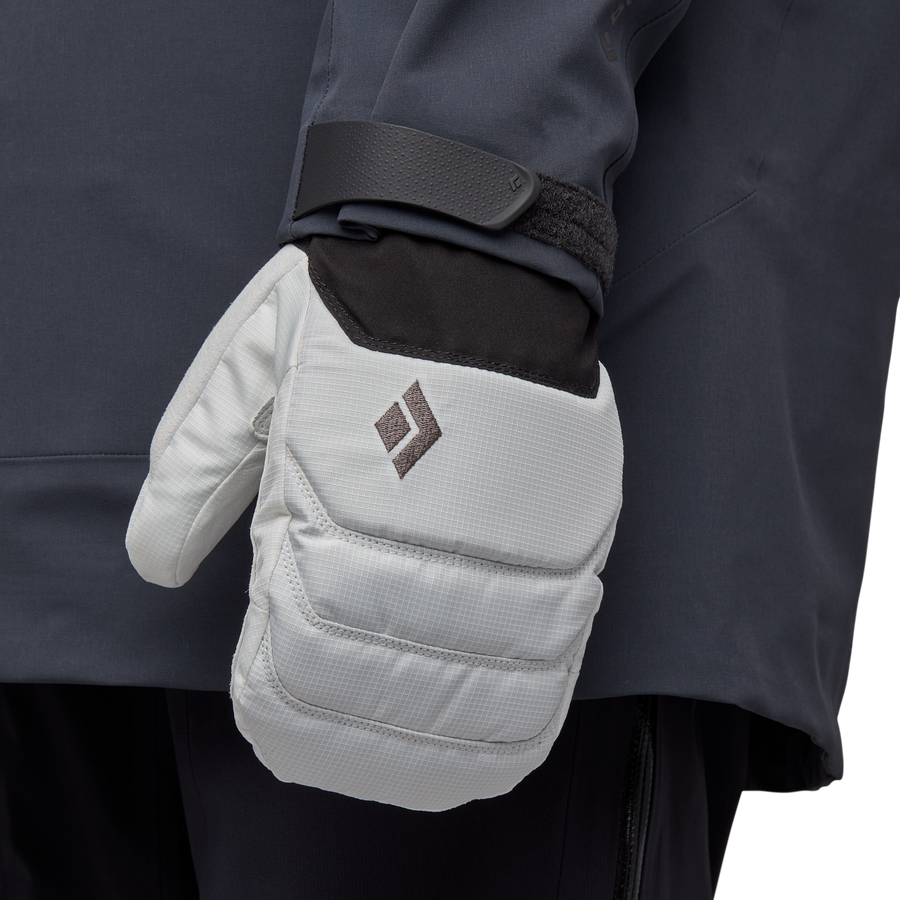 Black Diamond Womens Mission MX Mitts in Ice Black 2023