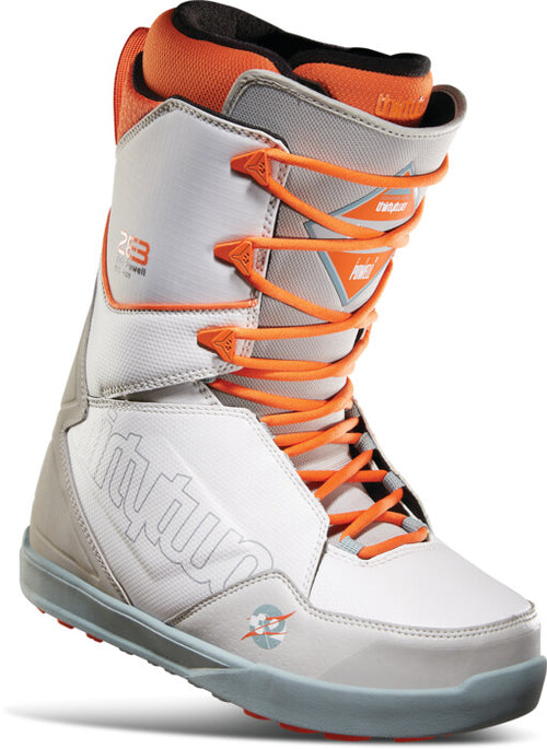 Thirty Two (32) Lashed Powell Snowboard Boot in Grey White and Orange 2023 - M I L O S P O R T