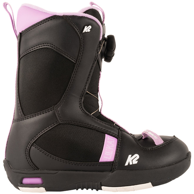 K2 Lil Kat Kids Snowboard Boot in Black 2023 - M I L O S P O R T