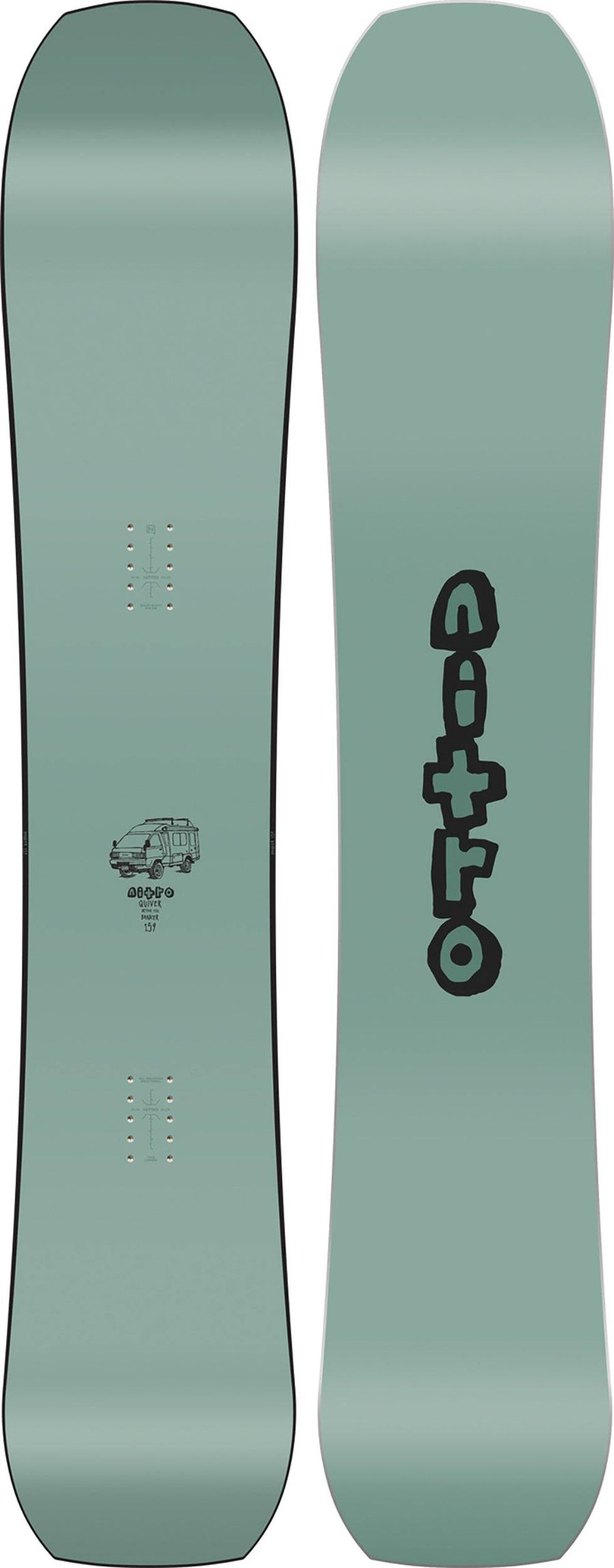 The Nitro Banker Snowboard 2024 M I L O S P O R T