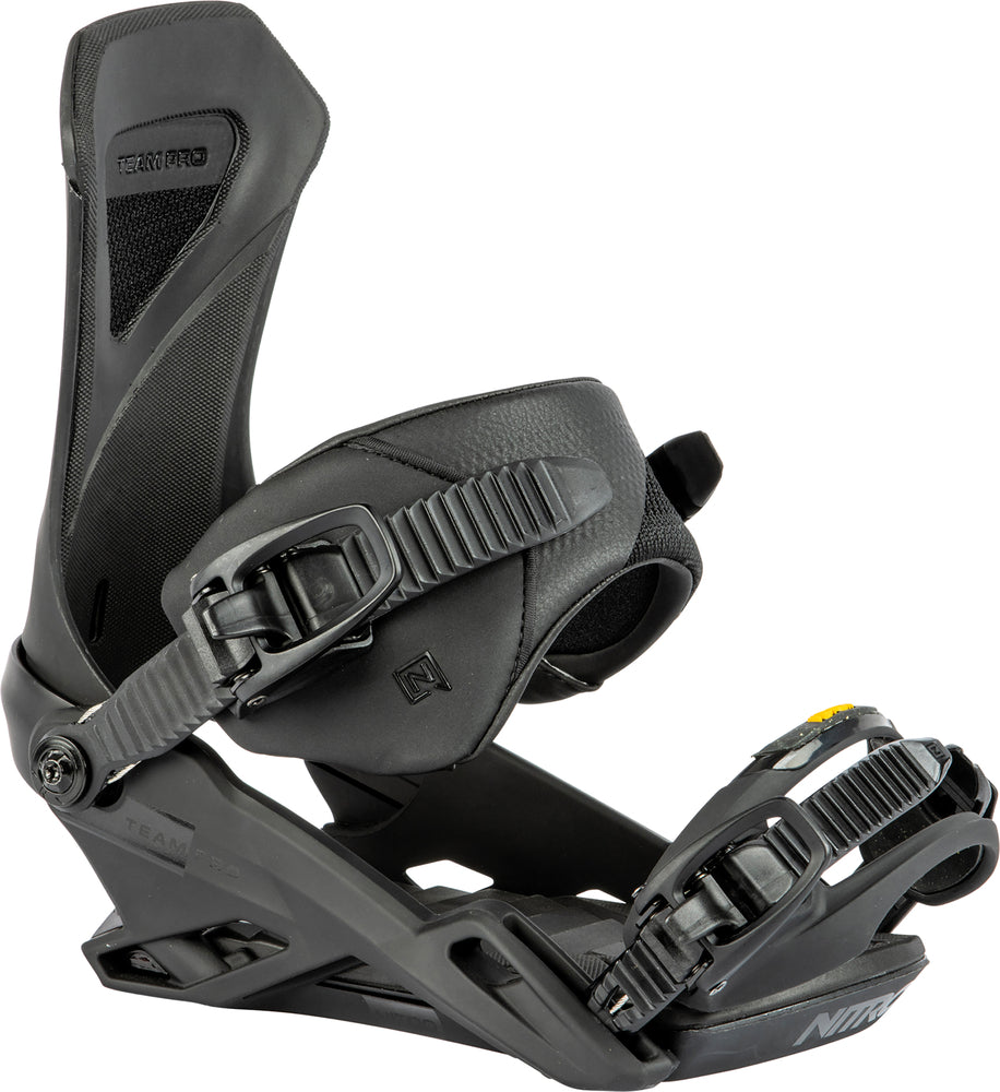 Nitro Team Pro Snowboard Bindings in Pro Ultra Black 2024 - M I L O S P O R T