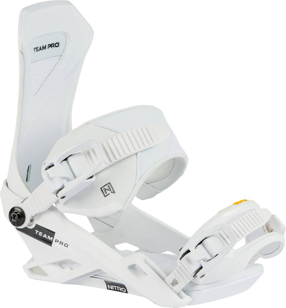 Nitro Team Pro Snowboard Bindings in Pro White 2024 - M I L O S P O R T