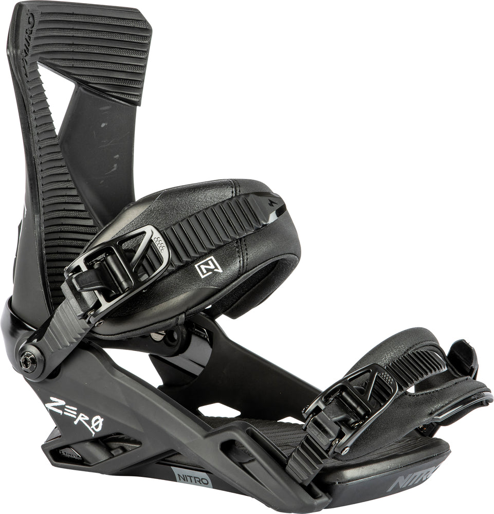 Nitro Zero Snowboard Bindings in Ultra Black 2024 - M I L O S P O R T
