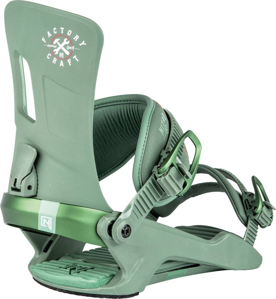 Nitro Rambler Snowboard Bindings in Factory Craft Series 2024 - M I L O S P O R T