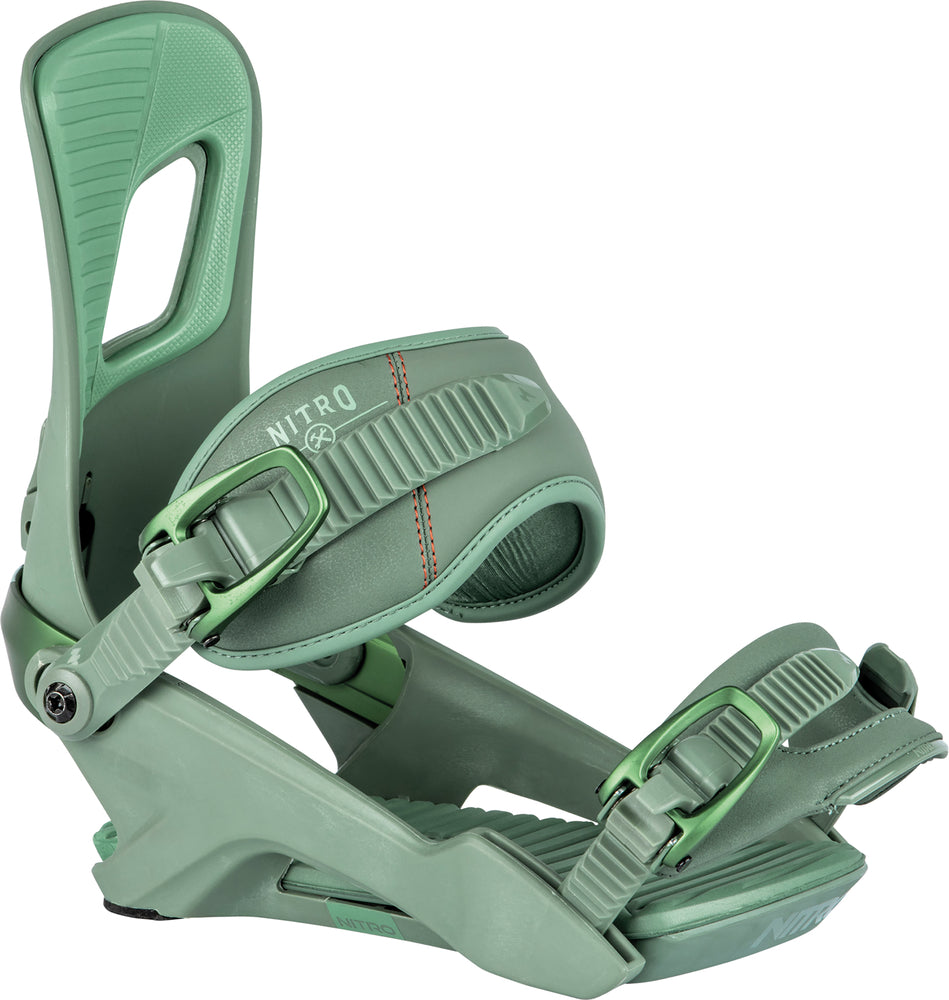 Nitro Rambler Snowboard Bindings in Factory Craft Series 2024 - M I L O S P O R T