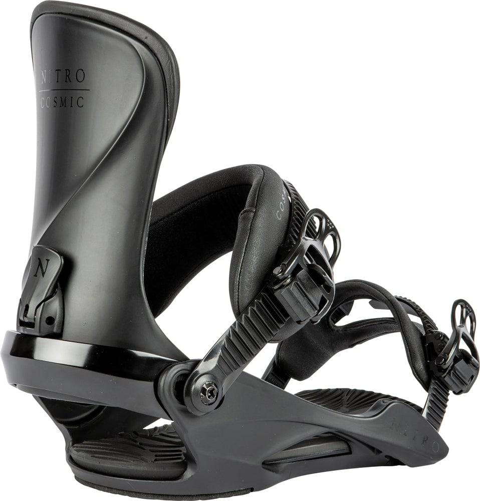 Nitro Cosmic Womens Snowboard Bindings in Ultra Black 2024 - M I L O S P O R T