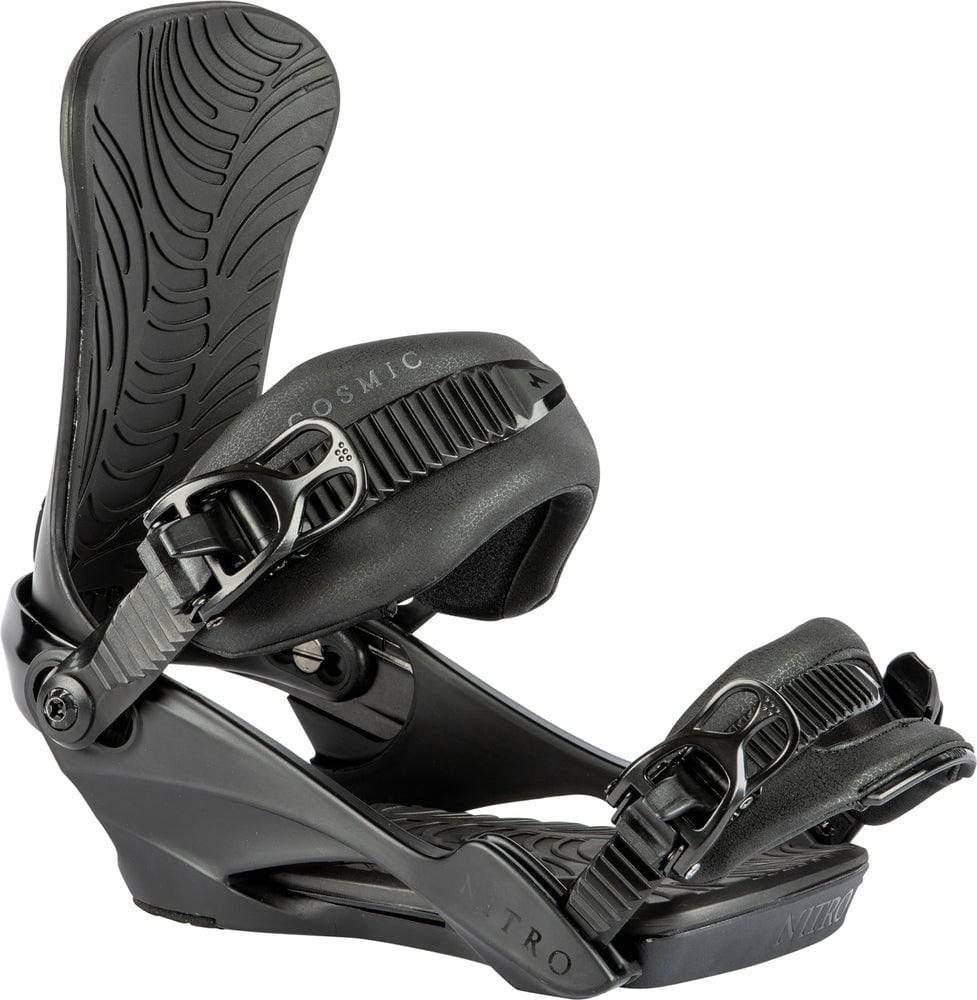 Nitro Cosmic Womens Snowboard Bindings in Ultra Black 2024 - M I L O S P O R T