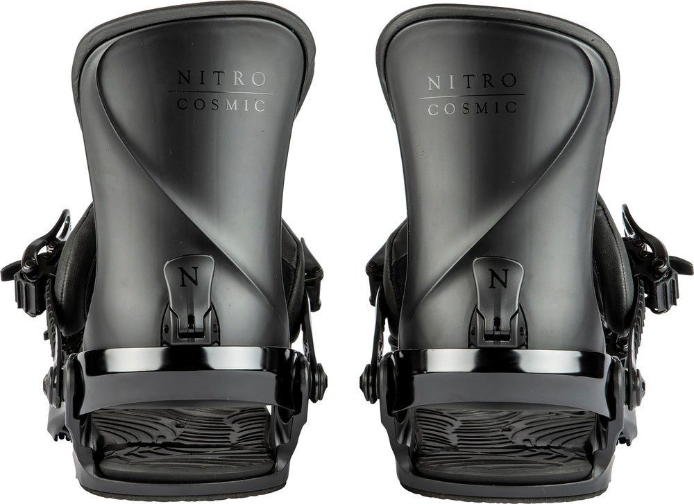 Nitro Cosmic Womens Snowboard Bindings in Ultra Black 2024 - M I L O S P O R T