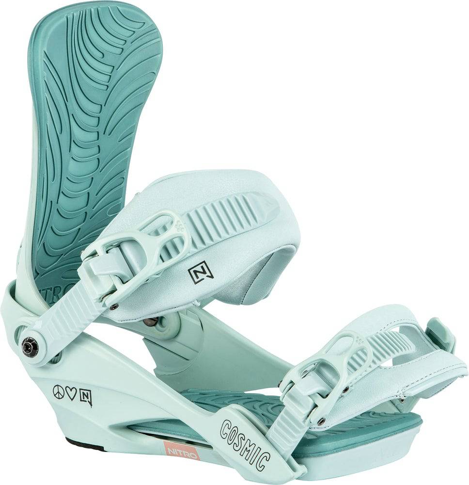 Nitro Cosmic Womens Snowboard Bindings in Peace Love Nitro 2024 - M I L O S P O R T