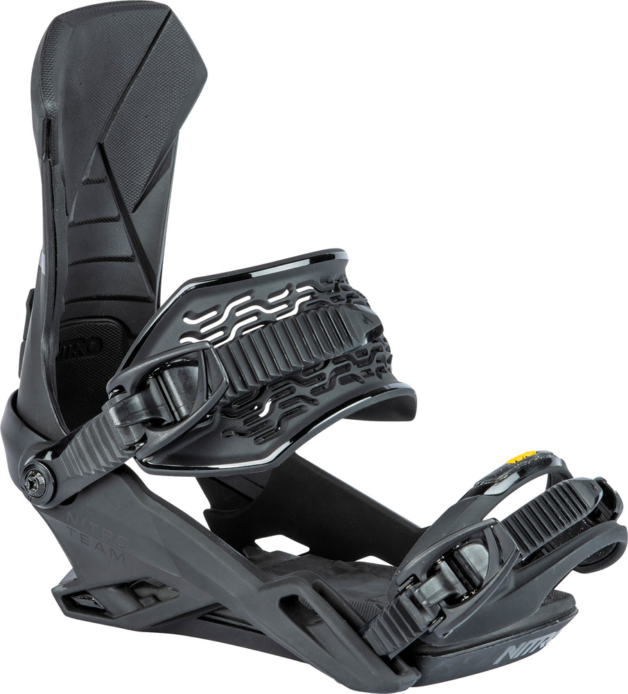 Nitro Team Snowboard Bindings in Ultra Black 2024 - M I L O S P O R T