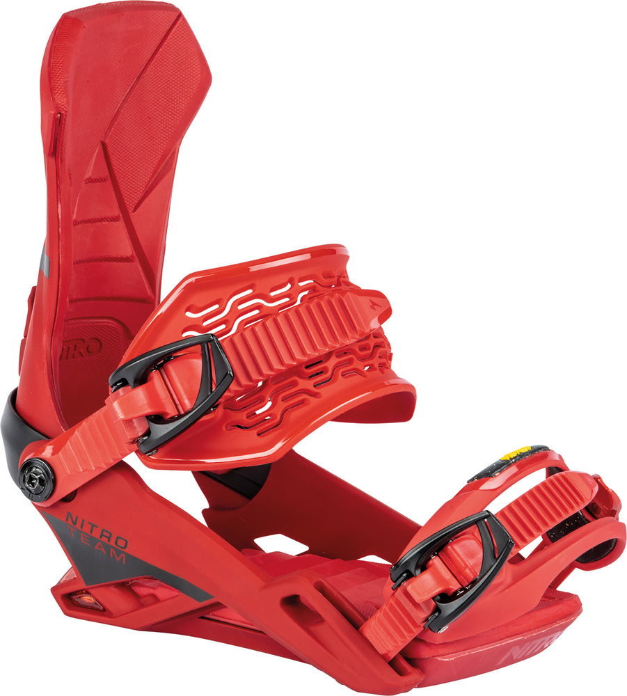 Nitro Team Snowboard Bindings in Red 2024 - M I L O S P O R T