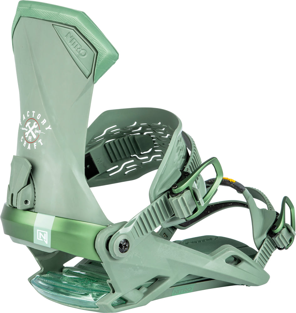 Nitro Team Snowboard Bindings in Factory Craft Series 2024 - M I L O S P O R T