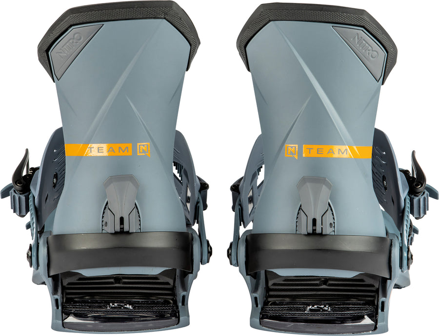 Nitro Team Snowboard Bindings in Gunmetal 2024