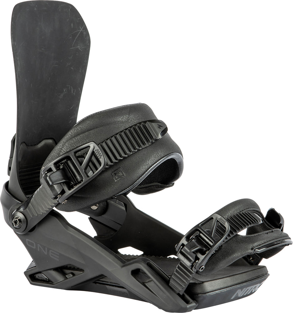 Nitro One Snowboard Bindings in Ultra Black 2024 - M I L O S P O R T