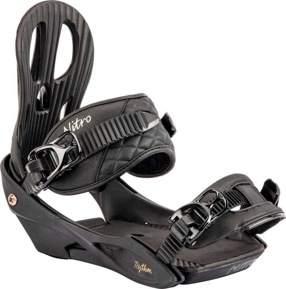 Nitro Rhythm Womens Snowboard Bindings in Black and Bronze 2024 - M I L O S P O R T
