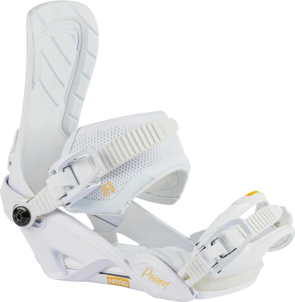Nitro Poison Womens Snowboard Bindings in Champagne 2024 - M I L O S P O R T