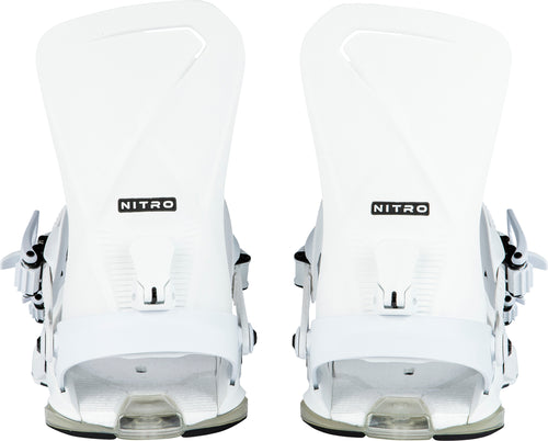 Nitro Phantom Snowboard Bindings in White 2024 - M I L O S P O R T