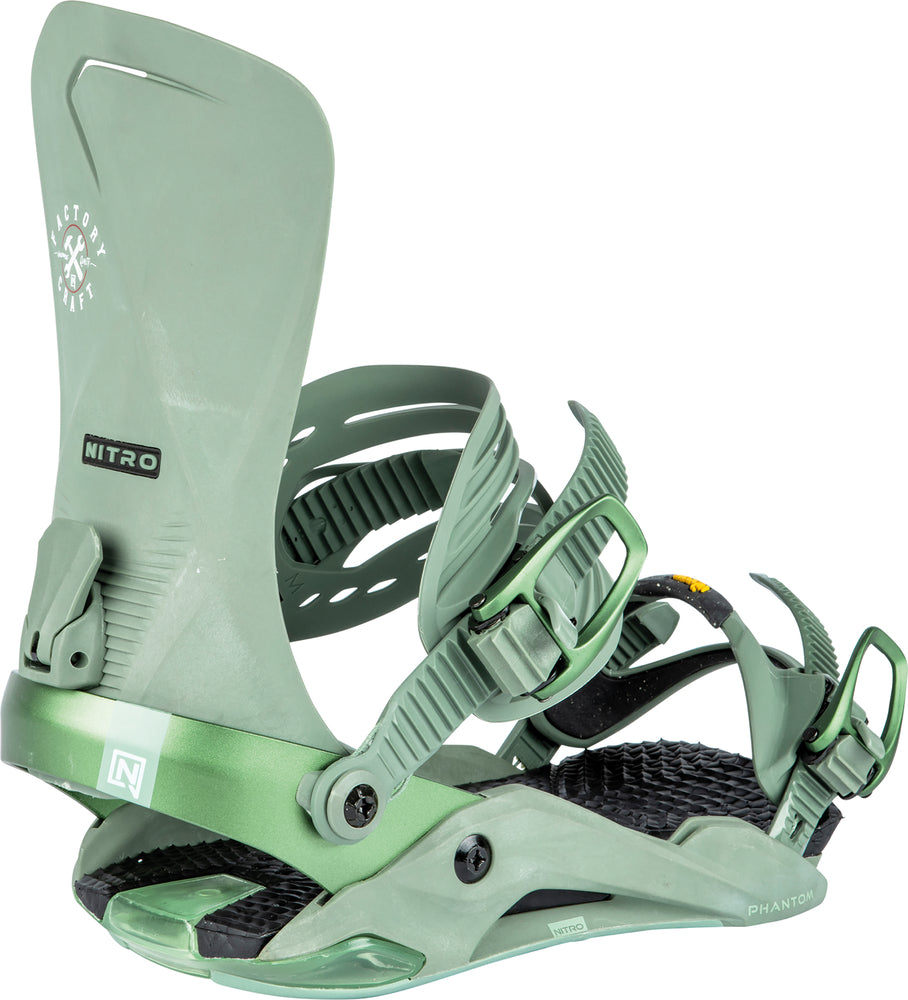 Nitro Phantom Snowboard Bindings in Factory Craft Series 2024 - M I L O S P O R T