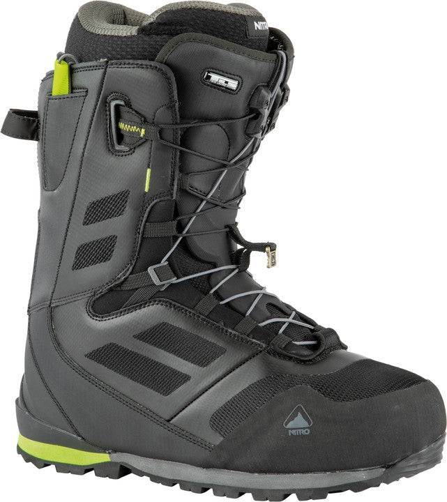 2022 Nitro Incline Tls Snowboard Boots in Black and Lime - M I L O S P O R T